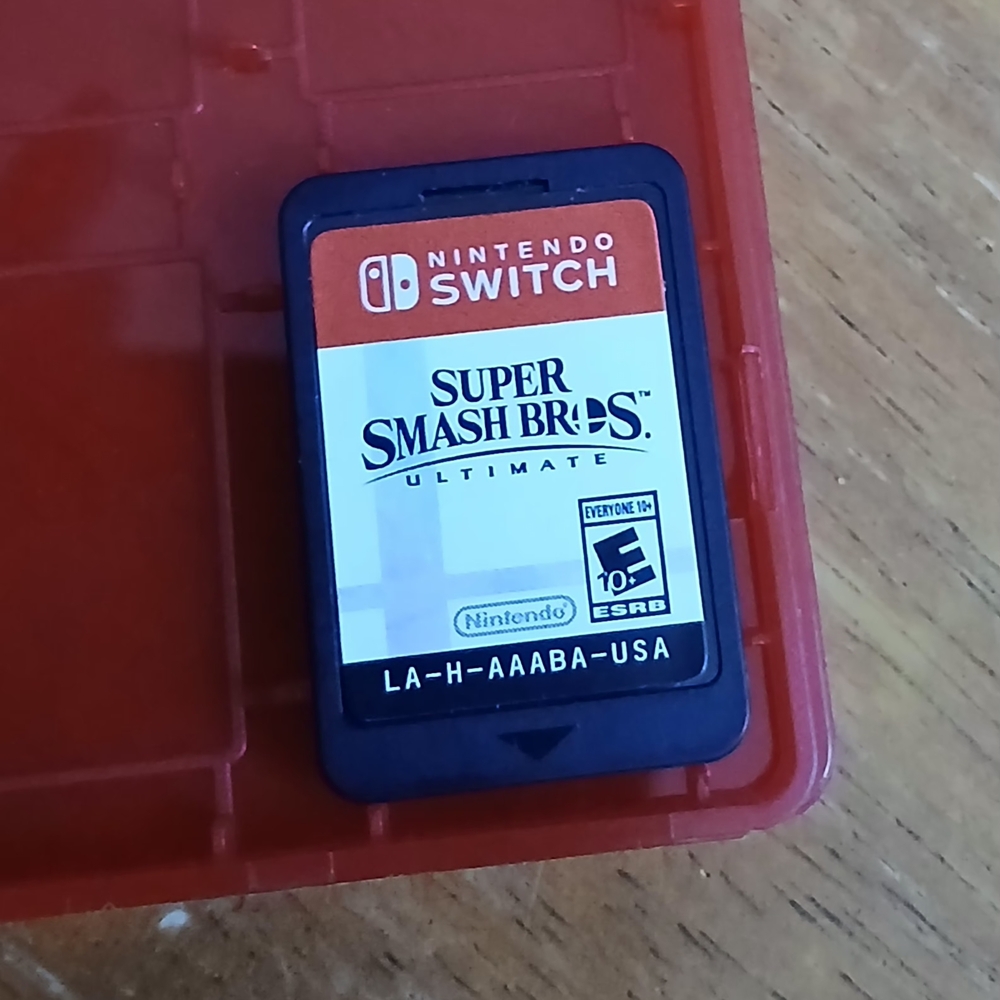 Nintendo Switch Super Smash Bros. Ultimate Game Card - Black